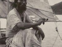 Koreański rybak w 1904