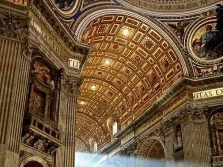Wnętrze bazyliki św. Piotra w Watykanie