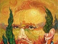 Vincent van Gogh autorstwa ukraińskiego artysty Olega Shupliaka