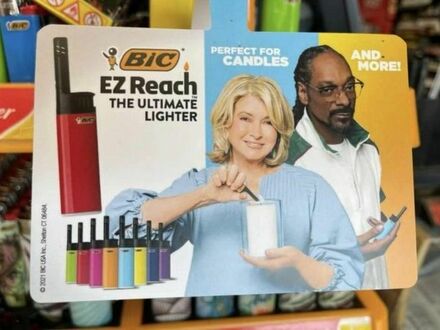 Snoop Dogg dorabia w reklamie zapalniczek