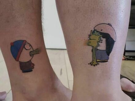 Tatuaż inspirowany South Parkiem