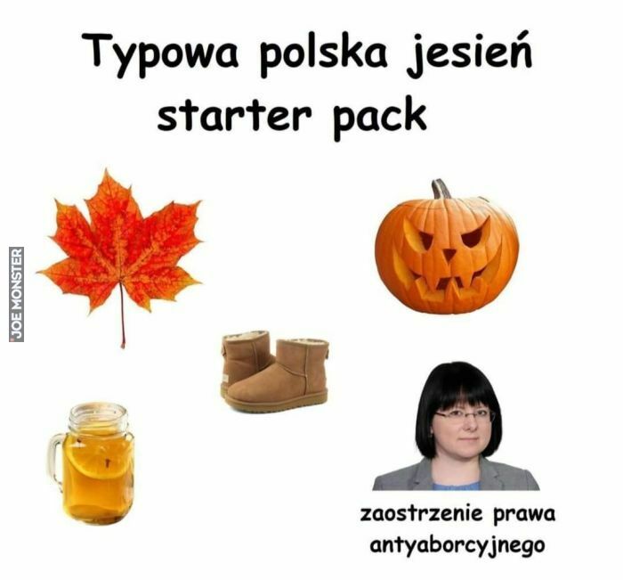 typowa polska jesień starter pack