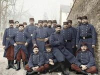Francuscy żołnierze, 1914