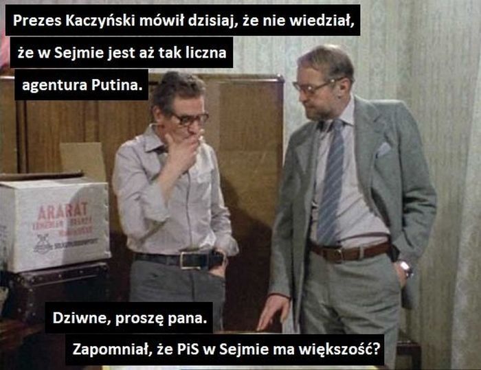 prezes kaczyński mówił dzisiaj że nie wiedział