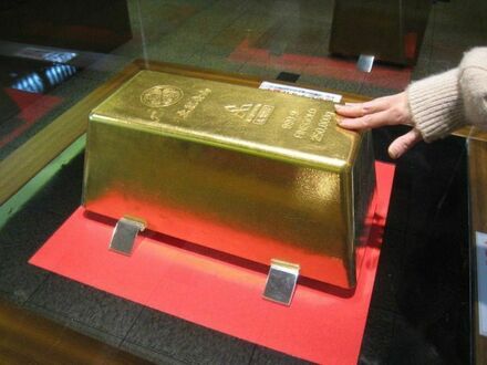 Największa sztabka złota na świecie