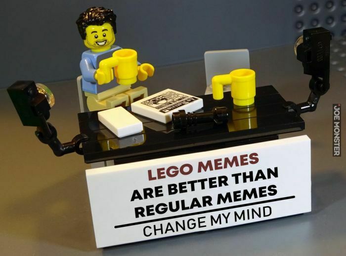 lego memes are better than regular memes change my mind