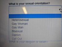 Różne orientacje seksualne