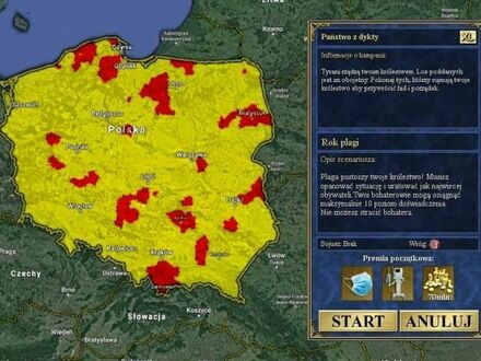 Polska jako mapa z Heroes 3