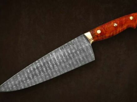 Nóż Anthonego Bourdaina wykonany przez Kramer Knives z meteorytu