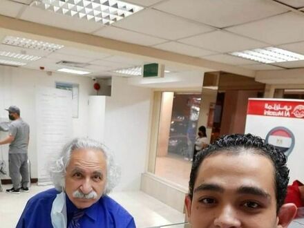 Sobowtór Einsteina spotkany w egipskim supermarkecie