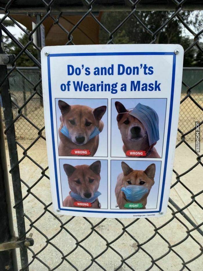 do's and don'ts of wearig a mask