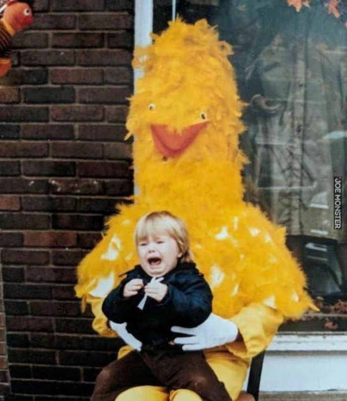żółty Ptak Z Ulicy Sezamkowej Wielki Ptak z Ulicy Sezamkowej kiedyś był przerażający - Joe Monster