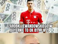 Ile zarabia Lewandowski
