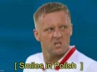 Polski szczery uśmiech