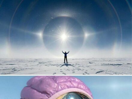 Słońce na Antarktyce