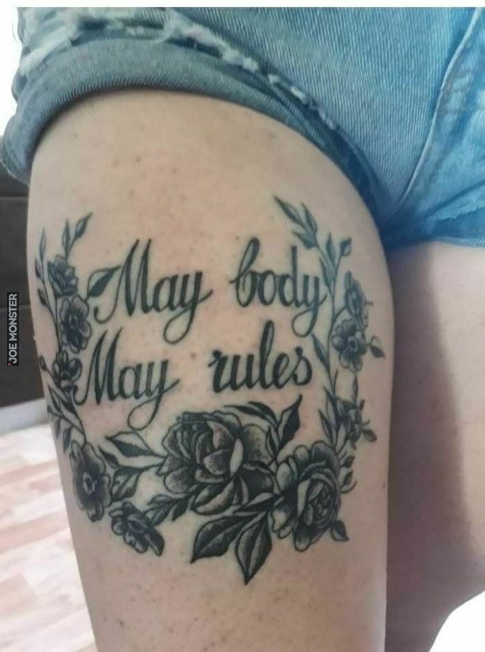 may body may rules