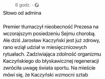 Slowo Morawieckiego o Kaczyńskim