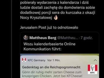 KFC z okazji Reichspogromnacht