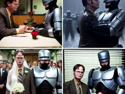Historia miłosna Dwighta i Robocopa