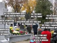 Tradycjne Polaków przy grobach rozmowy 3