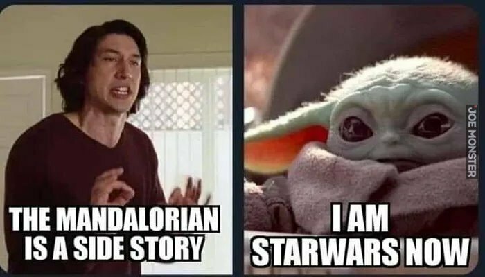 the mandalorian is a side story