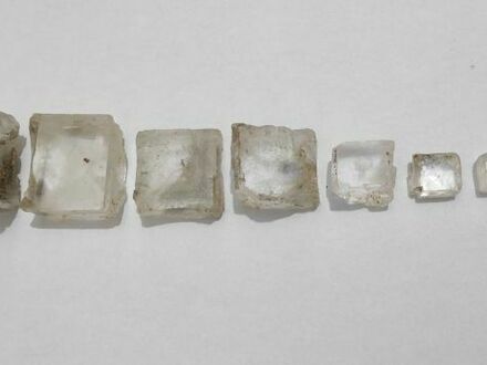 Kostki soli wyciągnięte z dna Morza Martwego