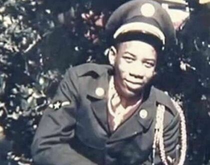 Morgan Freeman w czasie służby w Siłach Powietrznych, rok 1955