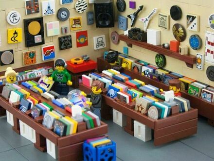 Sklep z płytami z LEGO