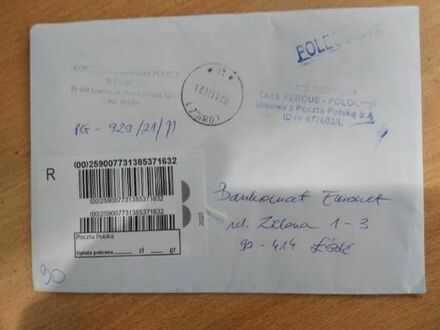 Policja w Łowiczu nadała list polecony do bankomatu