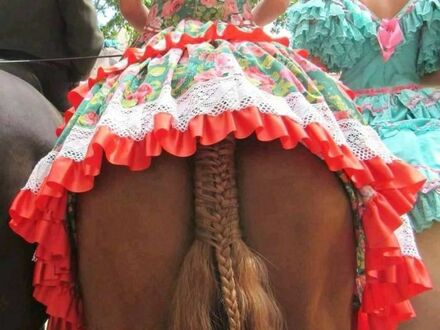 Centaur w fikuśnej sukience