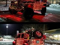 Świąteczny Jeep