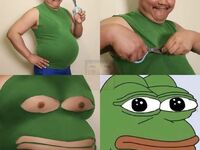 Live action żaba Pepe