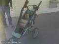 Tuning wózka dla dziecka gdzieś w Teksasie
