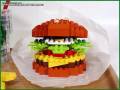 Lego cheeseburger