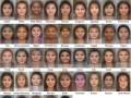 Przeciętne twarze kobiet różnych narodów