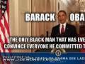 Obama - pierwszy czarny, który...