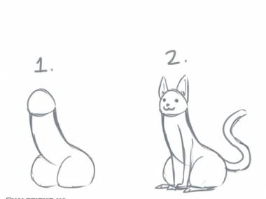 Jak narysować kotka