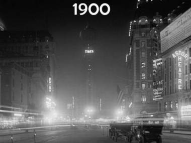 Times Square 112 lat później