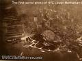 Zdjęcie Nowego Jorku zrobione z powietrza w 1922 roku