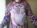 Męska moda - bluza z kotkiem