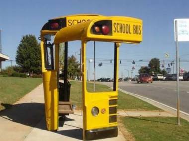 Przystanek autobusu szkolnego
