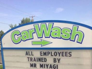 Myjnia samochodowa polecana przez pana Miyagi