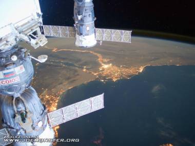 Egipt widziany z Międzynarodowej Stacji Kosmicznej