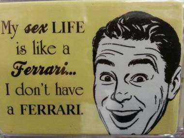 Moje życie seksualne jest jak Ferrari