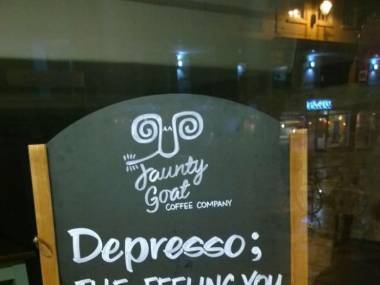 "Depresso: to uczucie gdy brakuje ci kawy"