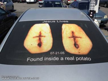 Jezus żyje, znalazłem go w ziemniaku