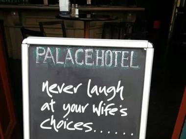 Nigdy nie śmiej się z wyborów twojej żony
