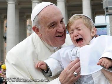 Papież Franciszek i mini me