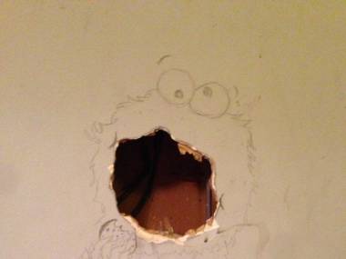 Jedyny sposób w jaki potrafiłem naprawić tę dziurę w ścianie