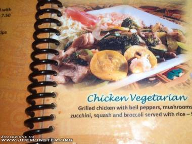 Hit zakładu: kurczak wegetariański - nie pytaj jak...